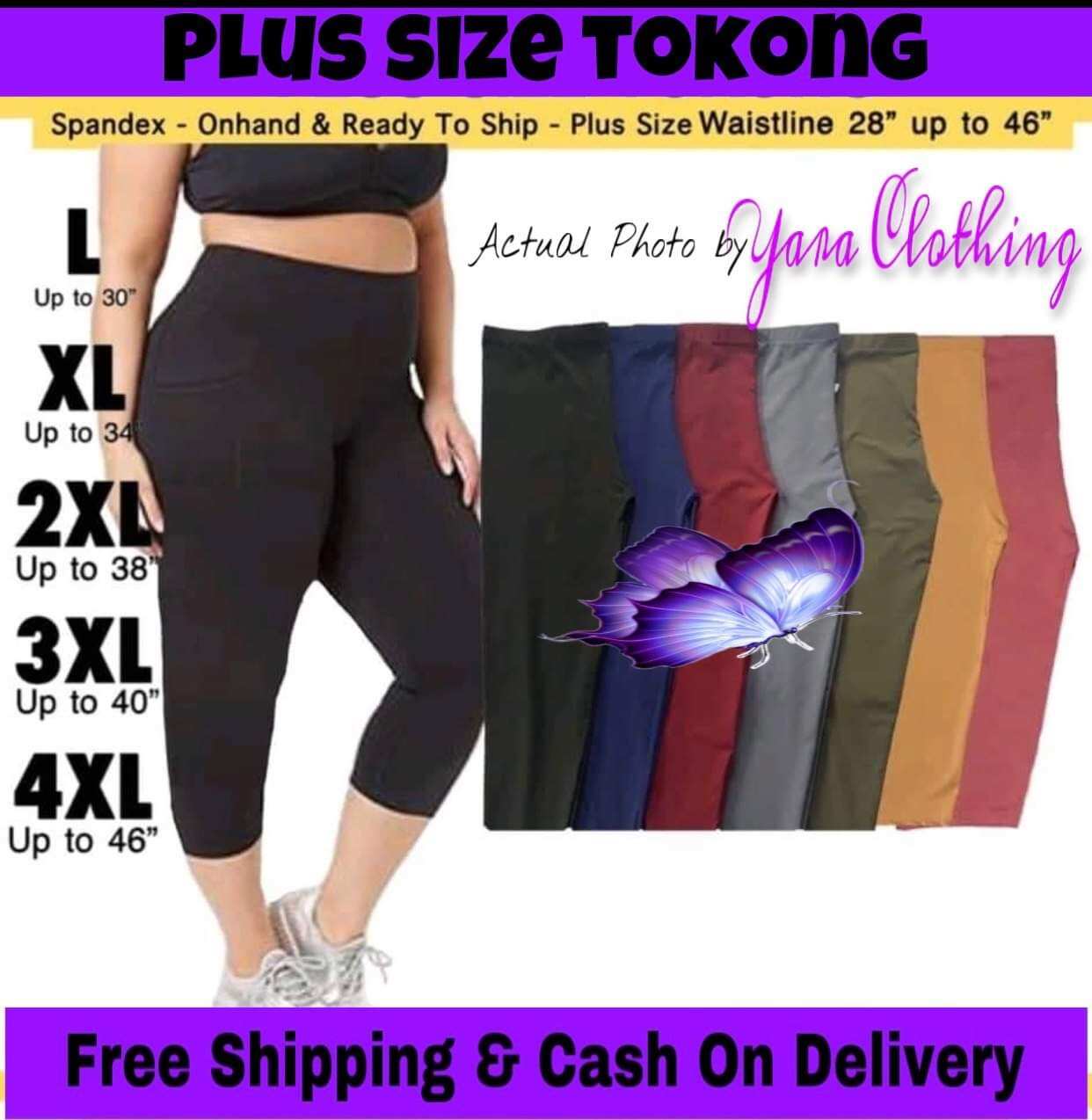 Plus Size Leggings L XL 2XL 3XL 4XL (makapal po tela)