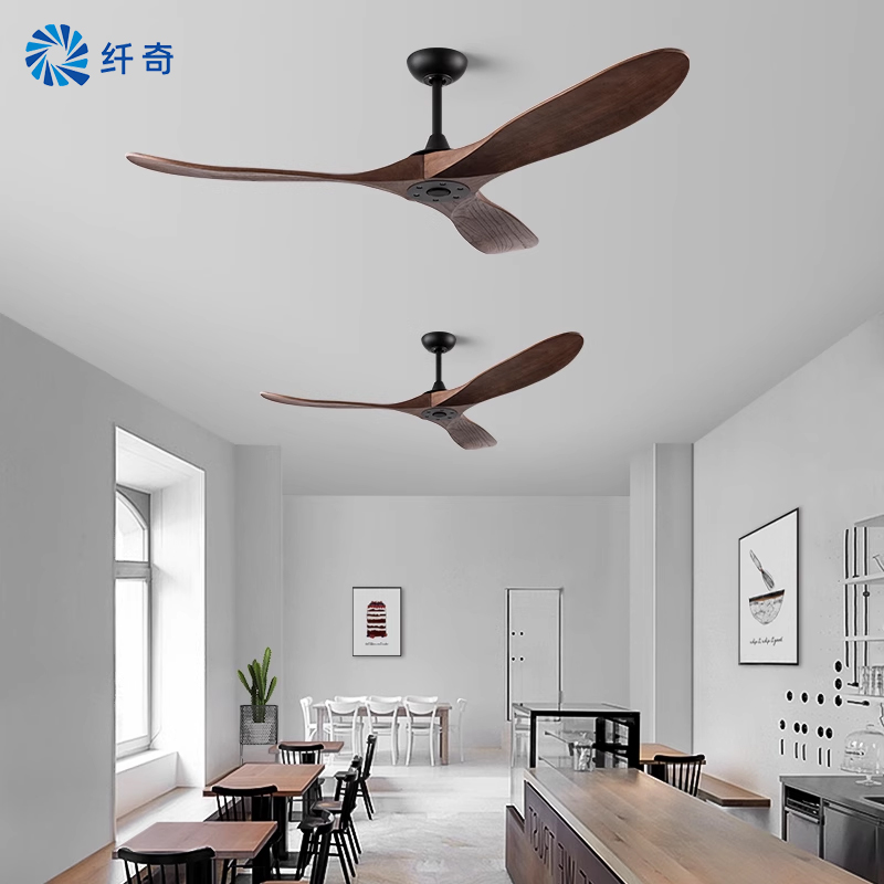 Large Industrial Retro Ceiling Fan with Remote Control 
