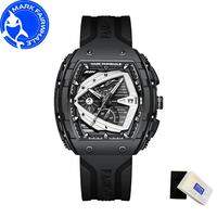 Mark Fairwhale | MARK FAIRWHALE Watches for Man 5690 New Resin Case Chronograph Calendar Waterproof Men Watch Sports Silicone Strap Reloj Hombre