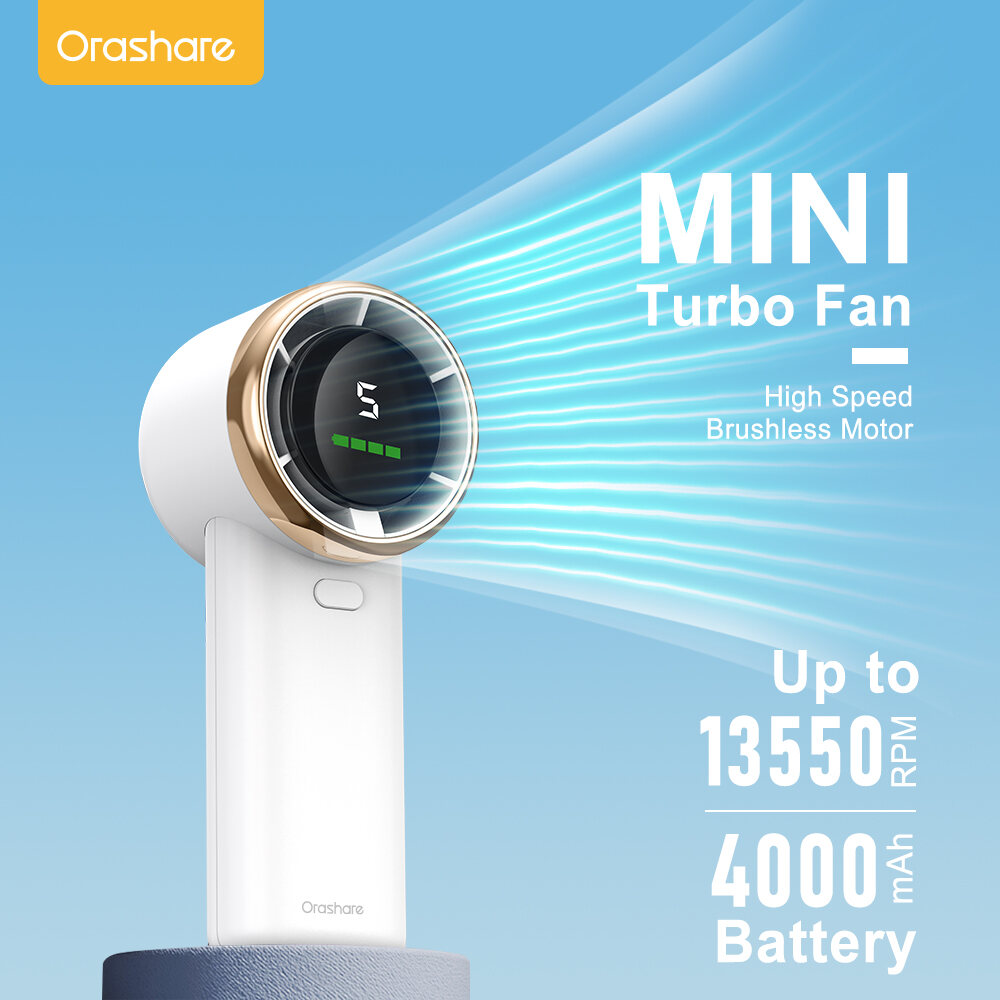 HF03 Mini Rechargeable Handheld Fan - Orashare