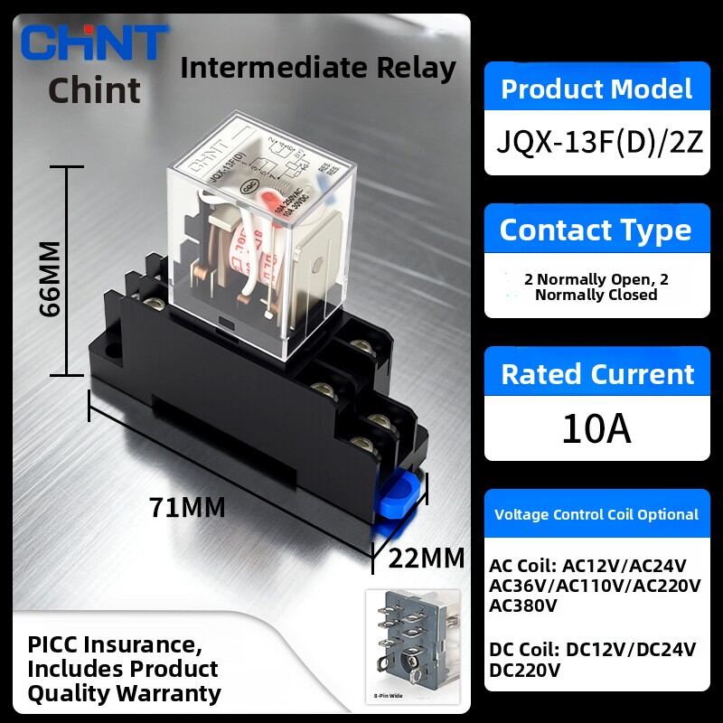 3 Pièces Relais CHNT JZX-22F(D)/2Z DC24V - Neuf - Pour Applications Électriques