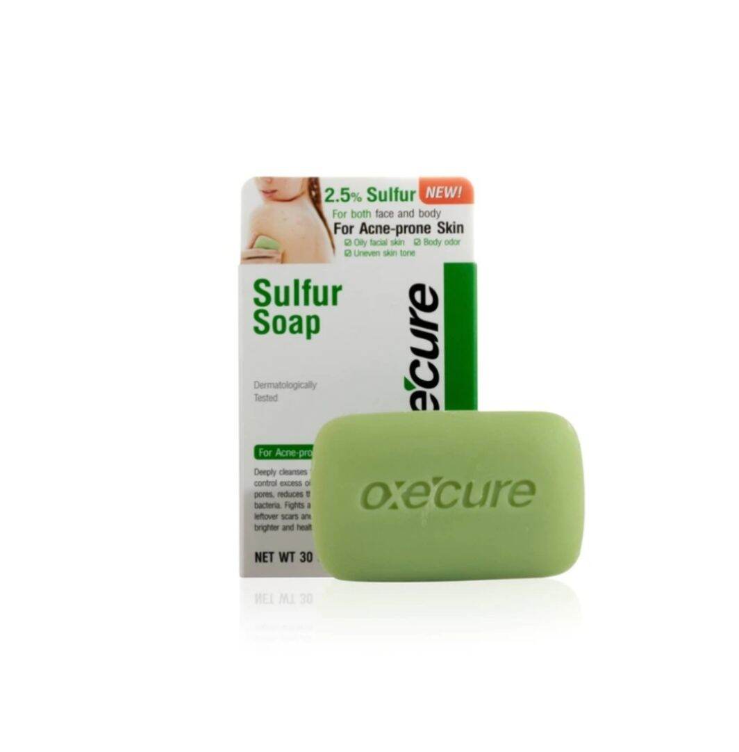 OXECURE Sulfur Soap 30g /100g | Lazada PH