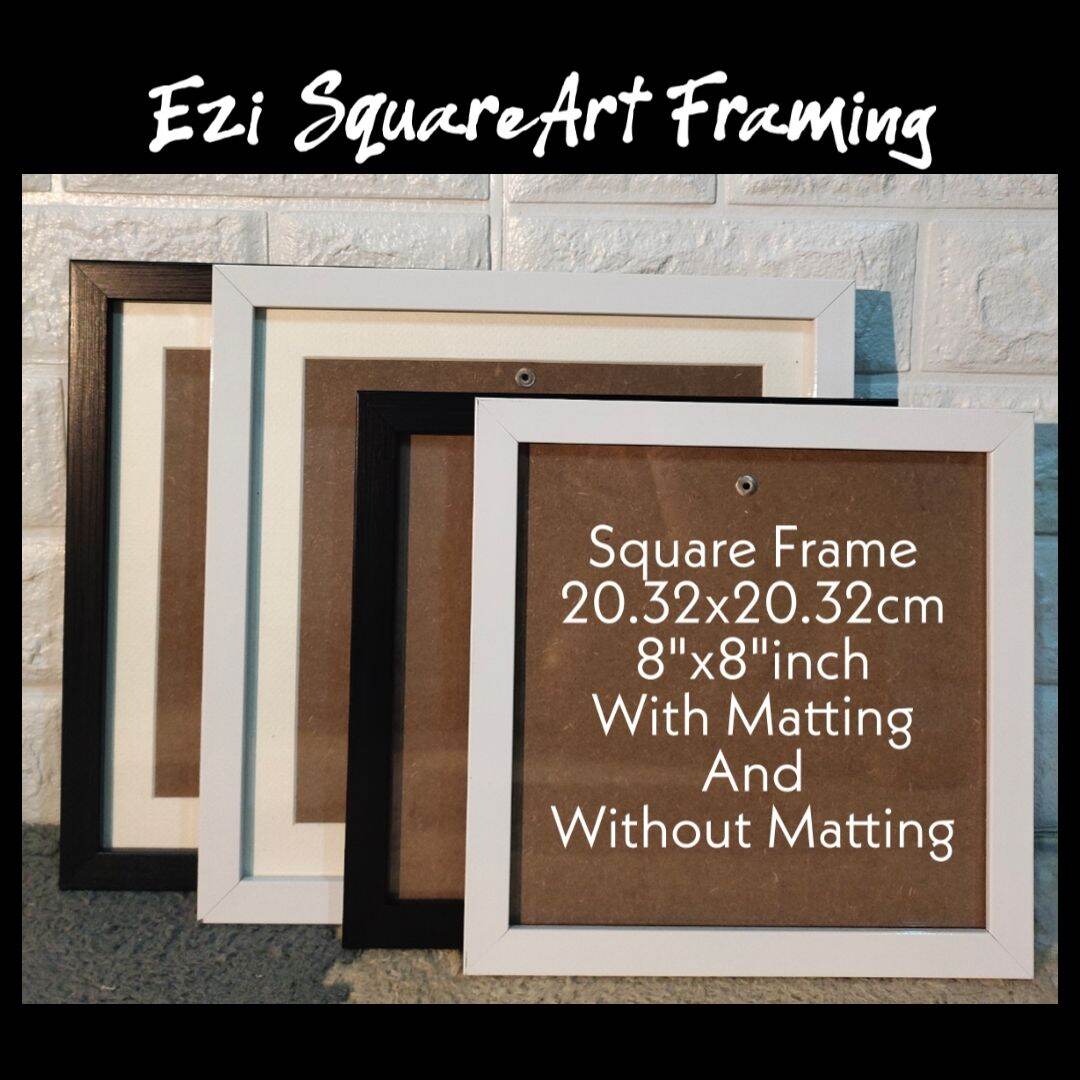 Wall Picture Frame 8x8" Inch With Matting & Without Matting | Lazada PH