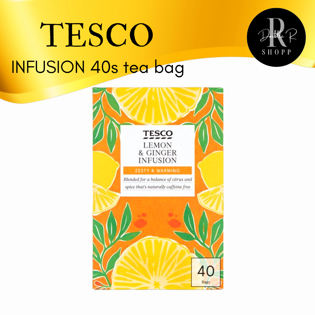 Tesco Infusion LEMON GINGER 40s tea bag Lazada PH