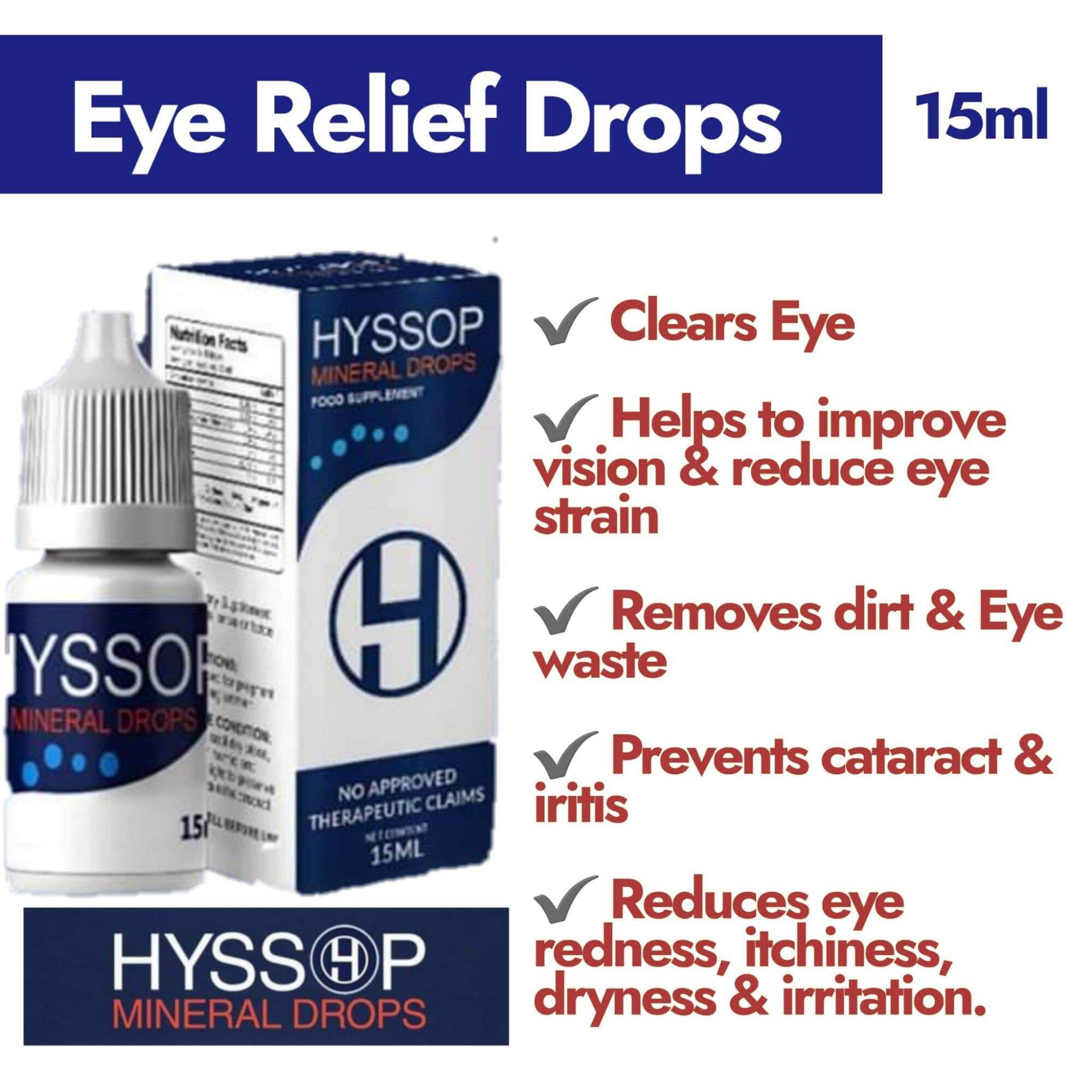 Hyssop Mineral Drops 15ml Lazada PH