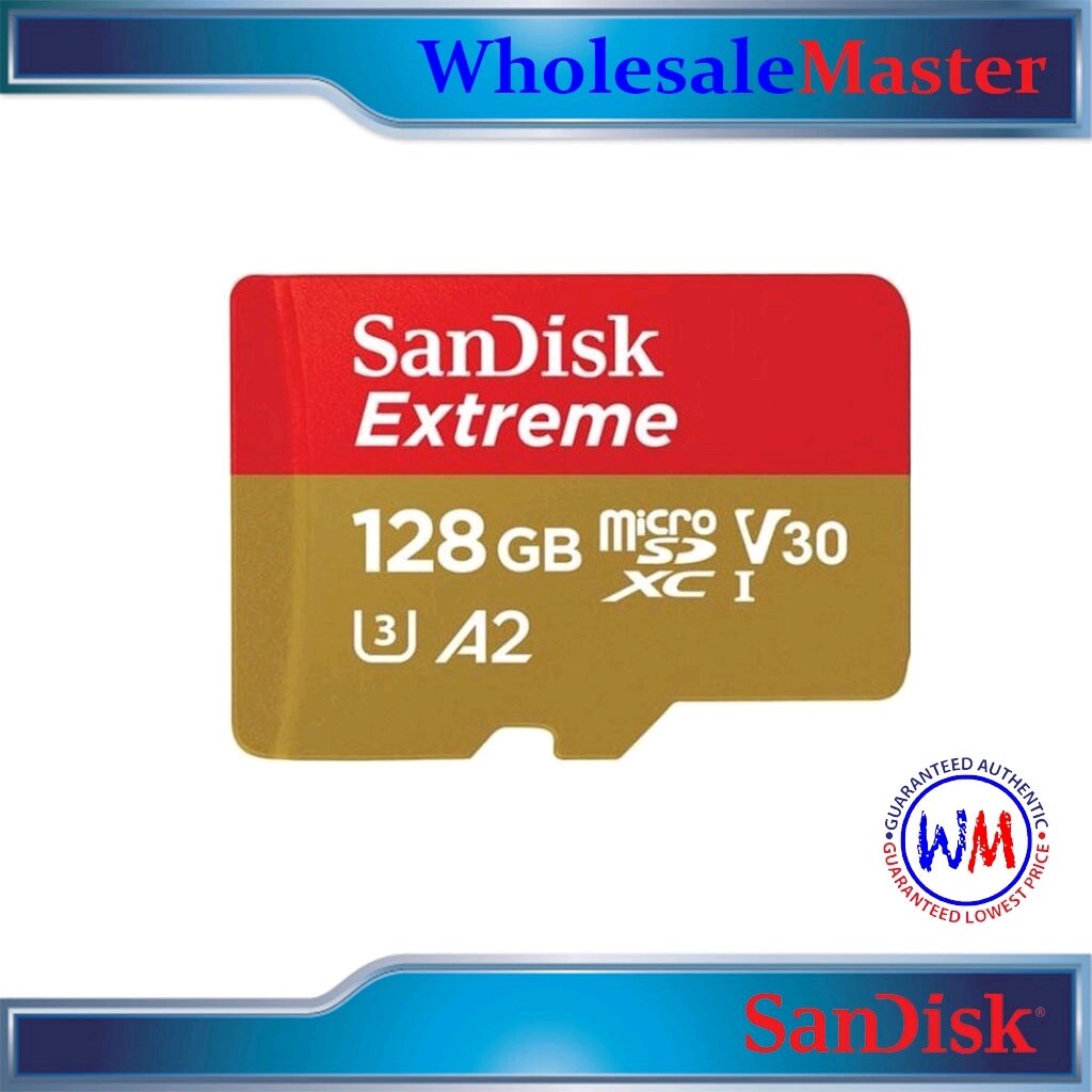 Sandisk Extreme Micro SD 256GB R190 W130 SDSQXAV-256G-GN6MN