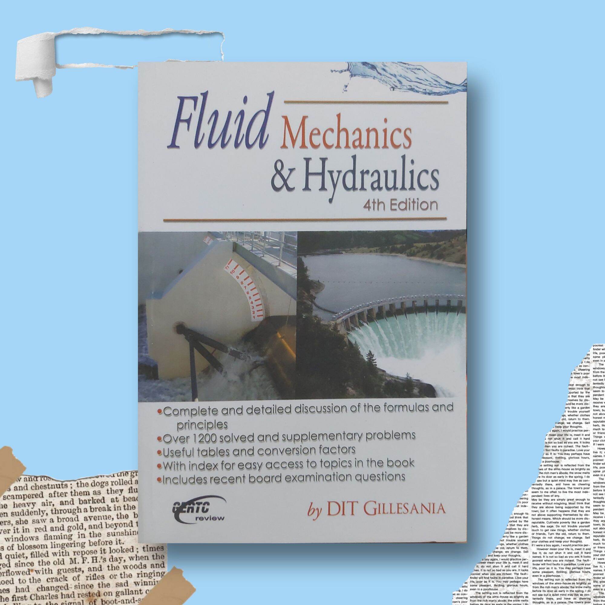 FLUID MECHANICS AND HYDRAULICS 4th EDITION (GILLESANIA) Lazada PH