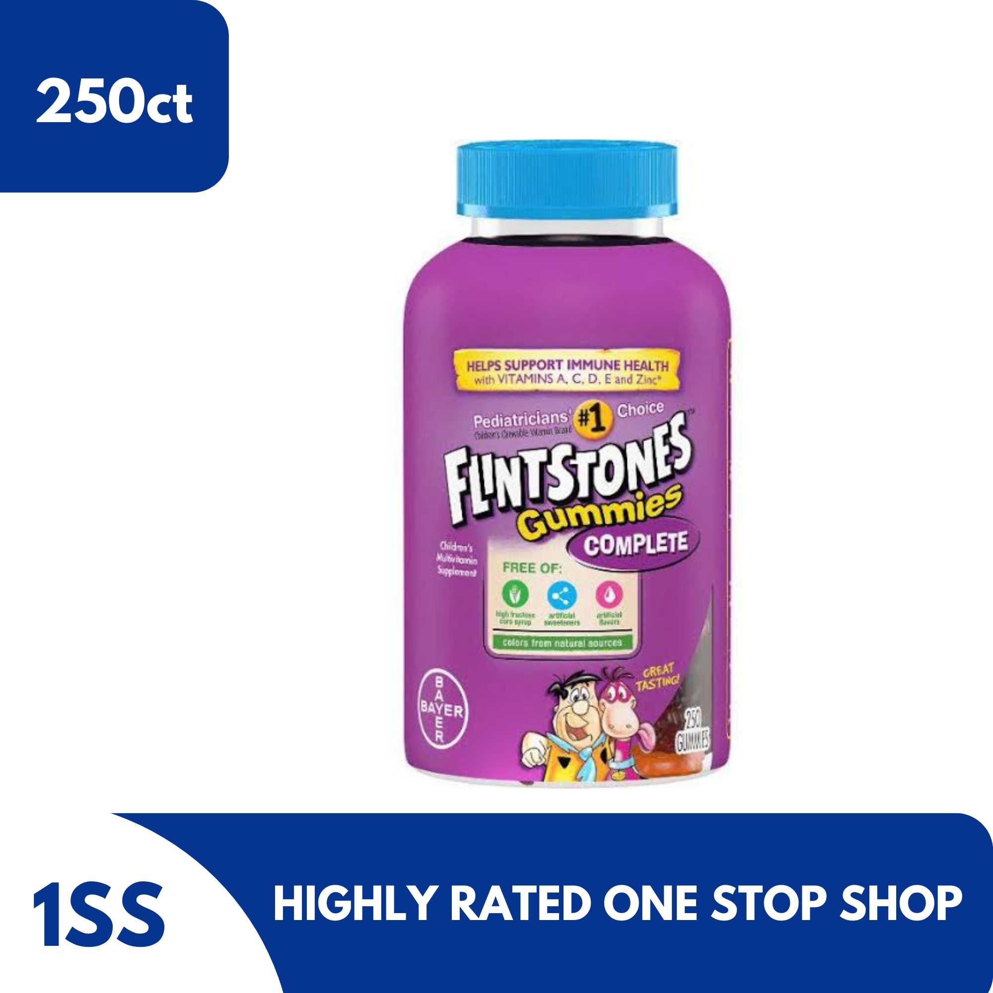 Flintstones Gummies Complete Multivitamins, 250pcs Lazada PH