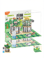 Loz | Mini Particles Flower Pot Building Blocks Sprinkling Water Can