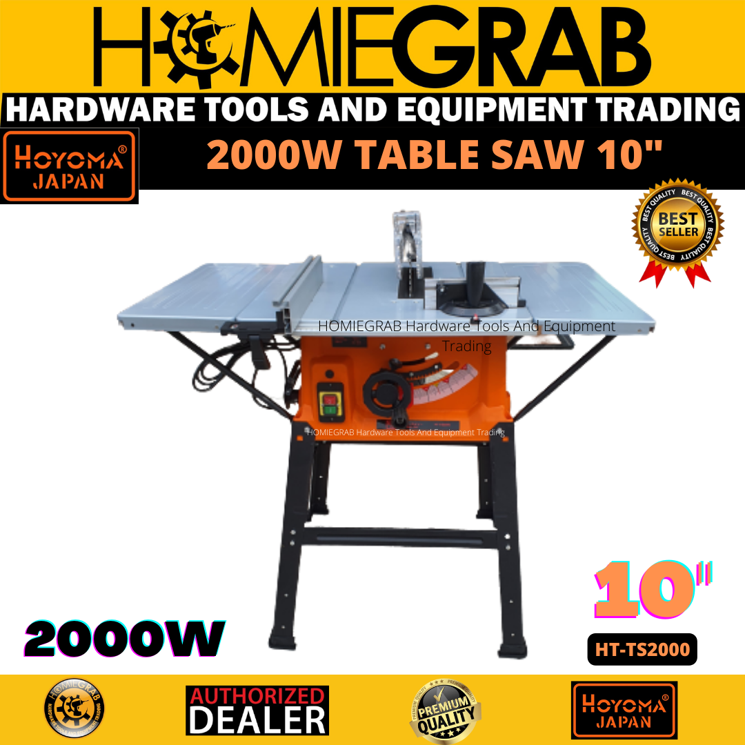 HOYOMA JAPAN 2000W TABLE SAW 10"‼️HTTS2000‼️ Lazada PH
