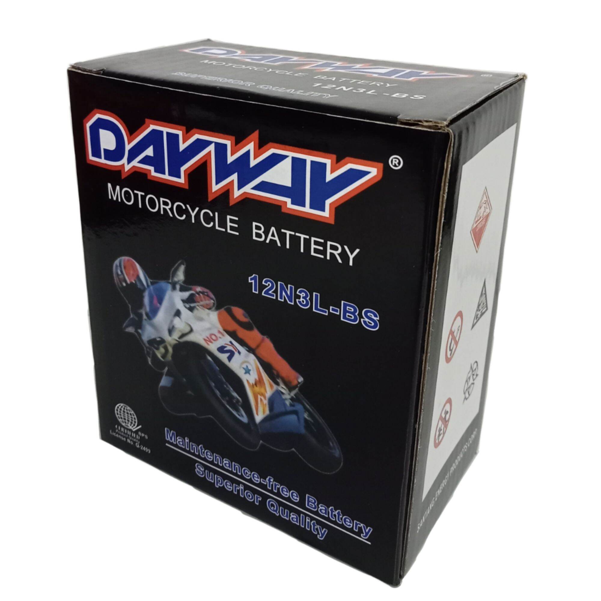 Original Motorcycle Battery Dayway L L L L L Maintenance Free Battery Lazada Ph