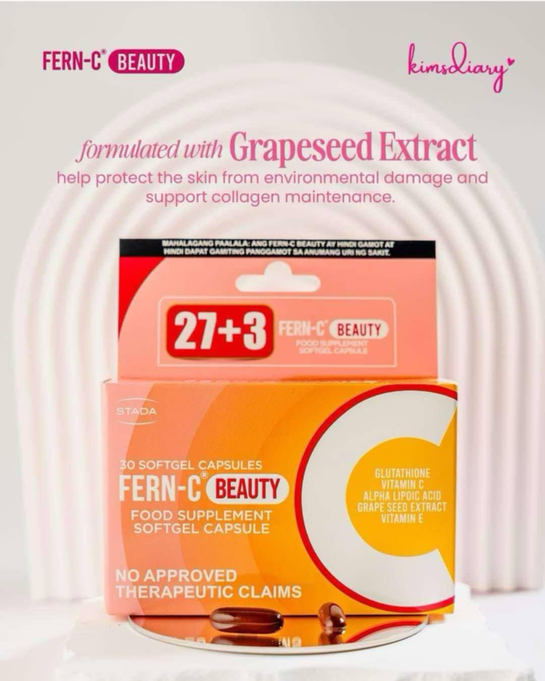 Fern C Beauty Glutathione Glutathione Soft-Gels Supplement Anti-Aging Skin  Care 30S And 10S Formulation Nutritional Supplement For Beauty - Lazada