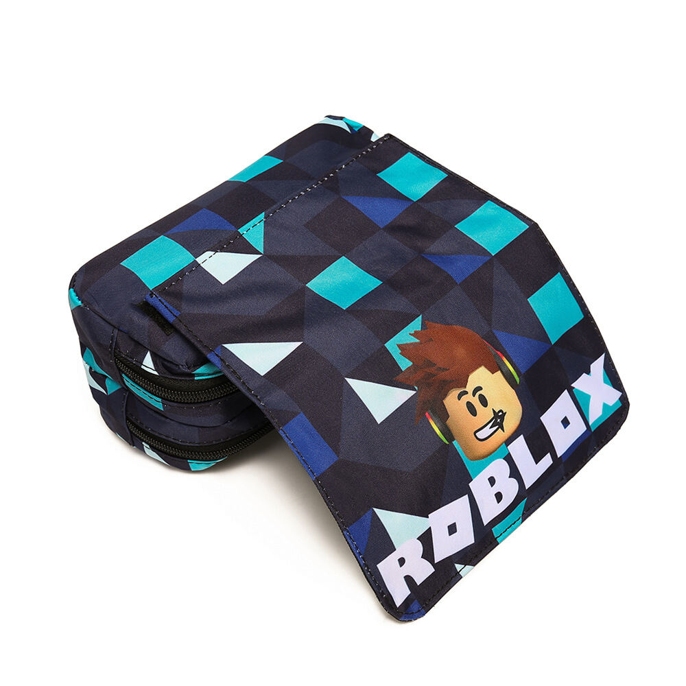 ROBLOX-Double-Layer Pencil Case, Pencil Case, Atualizar produtos de  impressão completa, alunos periféricos, primários e secundários, presentes