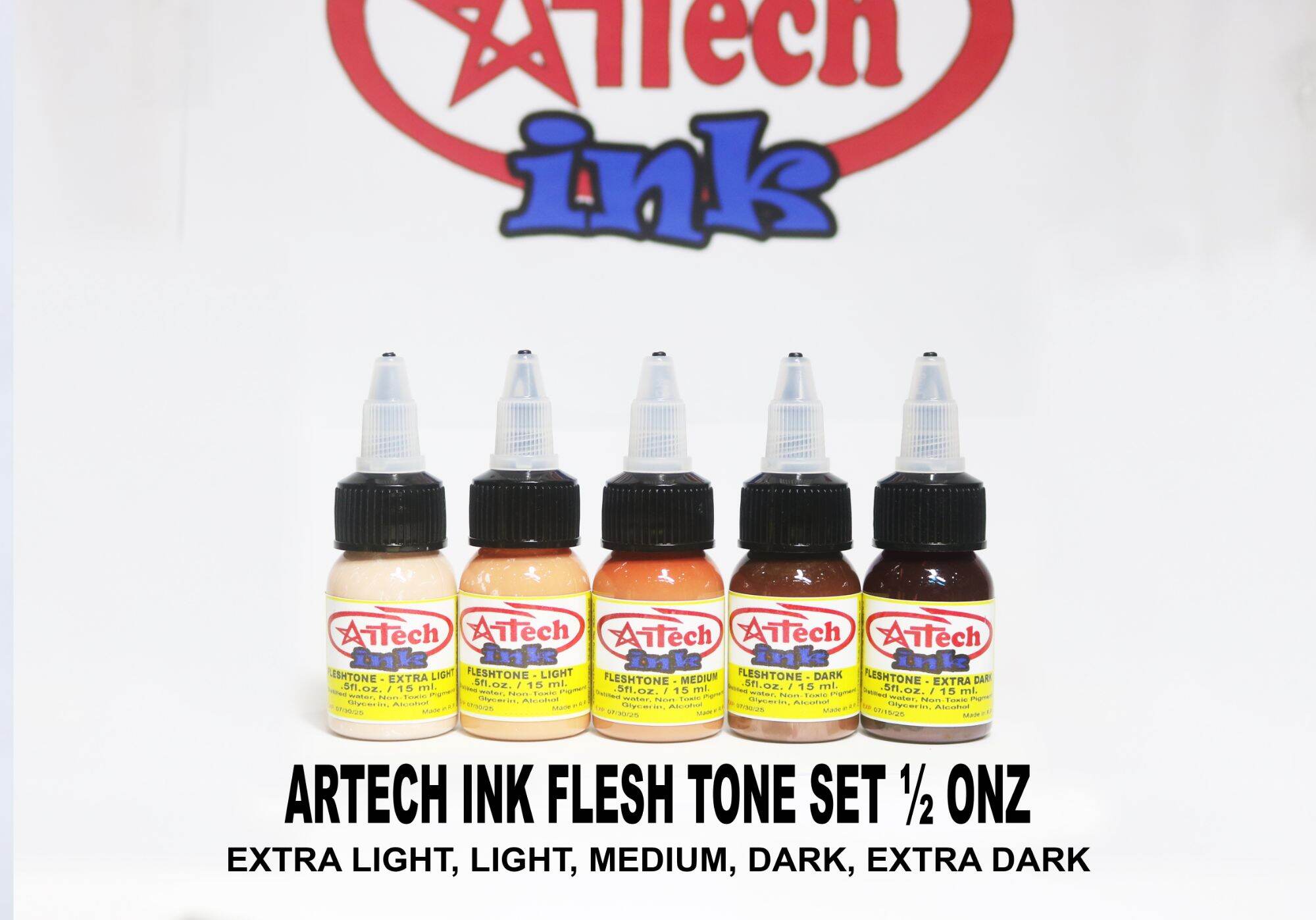 ARTECH INK Tattoo Flesh Tone Set and Colors | Lazada PH