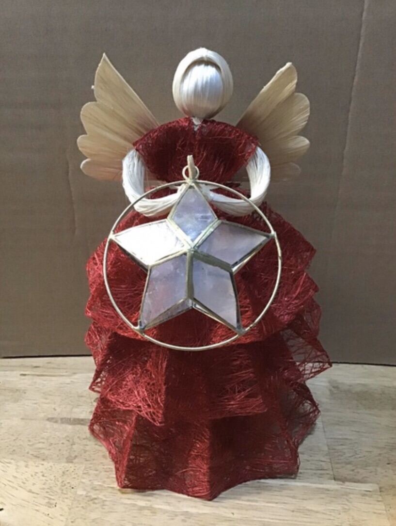 Native Angel Abaca Scrunch Tree Topper 🇵🇭 Lazada PH