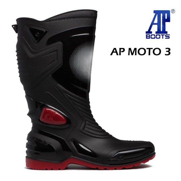 AP Moto 3 All Weather Motorcycle Boots Indonesia Made Lazada PH