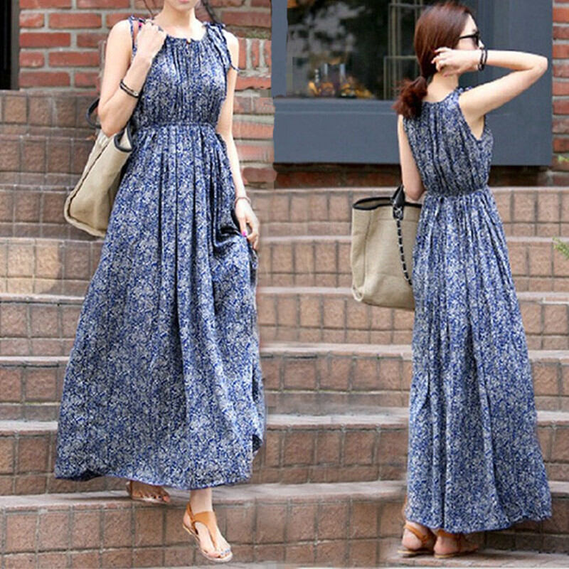 princess polly baby blue dress Beach Dress Bohemian Attire Lazada Shop Bohemian Outfits For Women In Beach  Cheap – Fast Easy main image 0