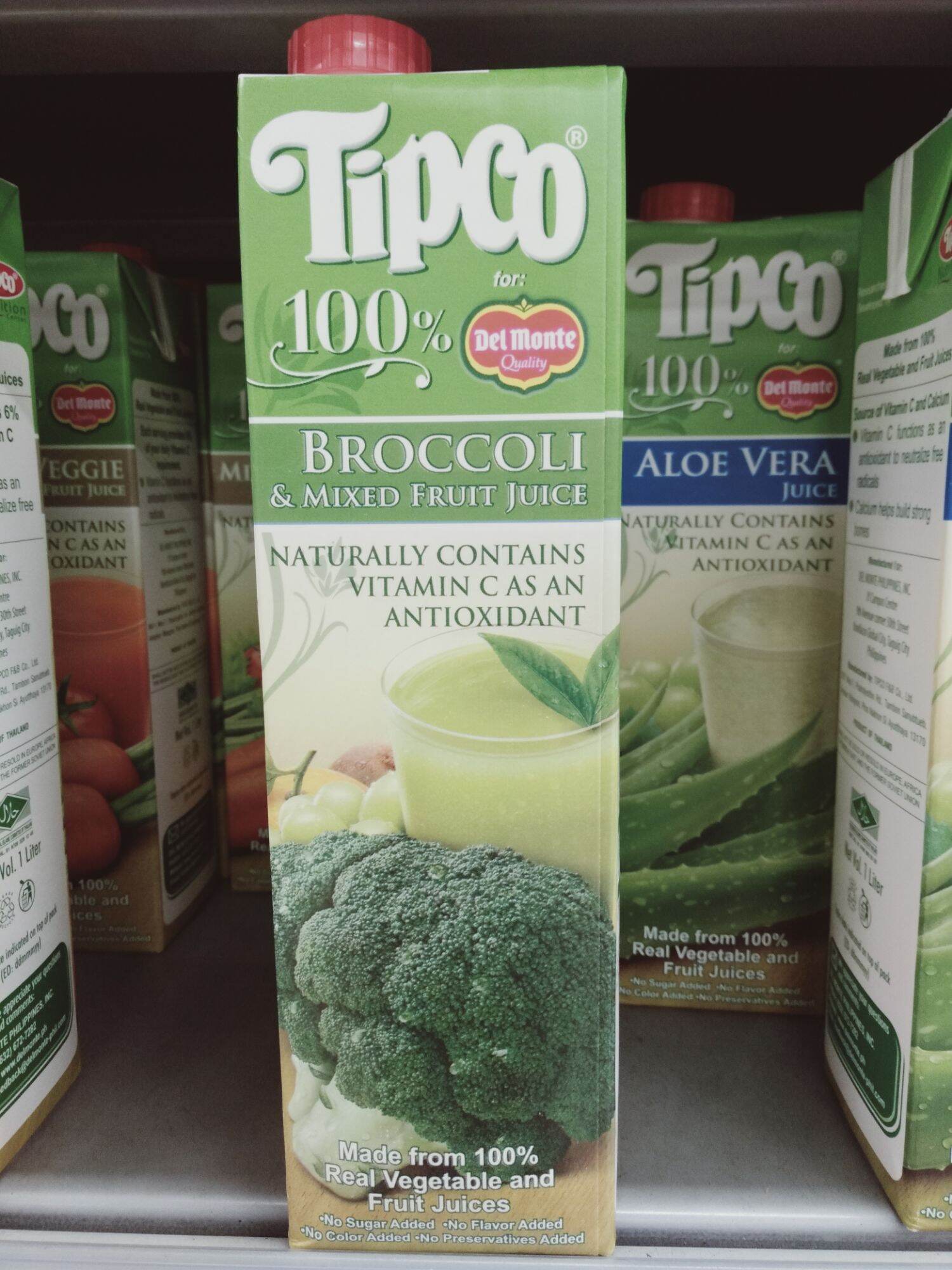 Tipco 100 Broccoli & Mixed Fruit Juice 1Liter Lazada PH