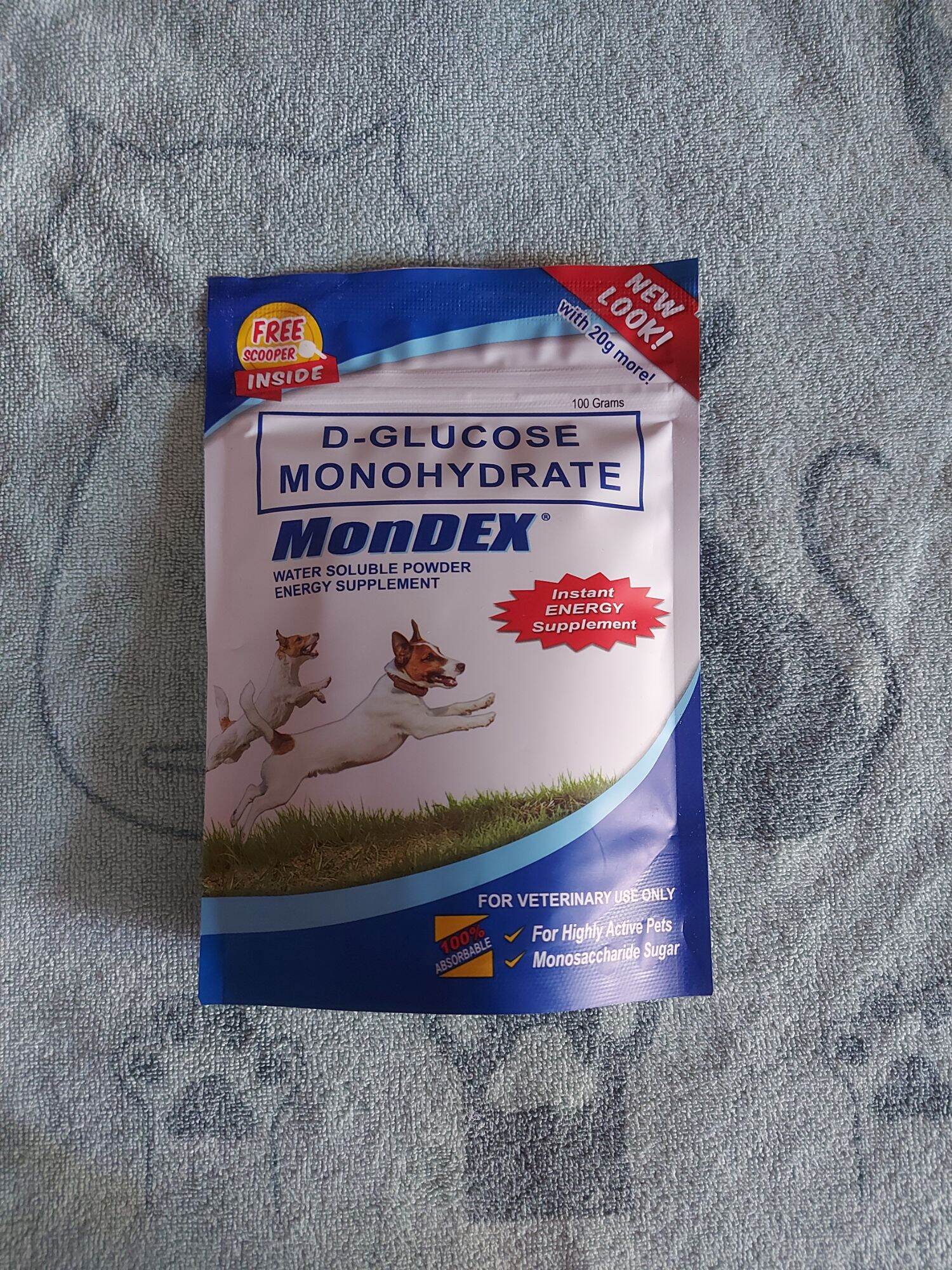 MONDEX 120g dextrose powder for pet dog cats animals