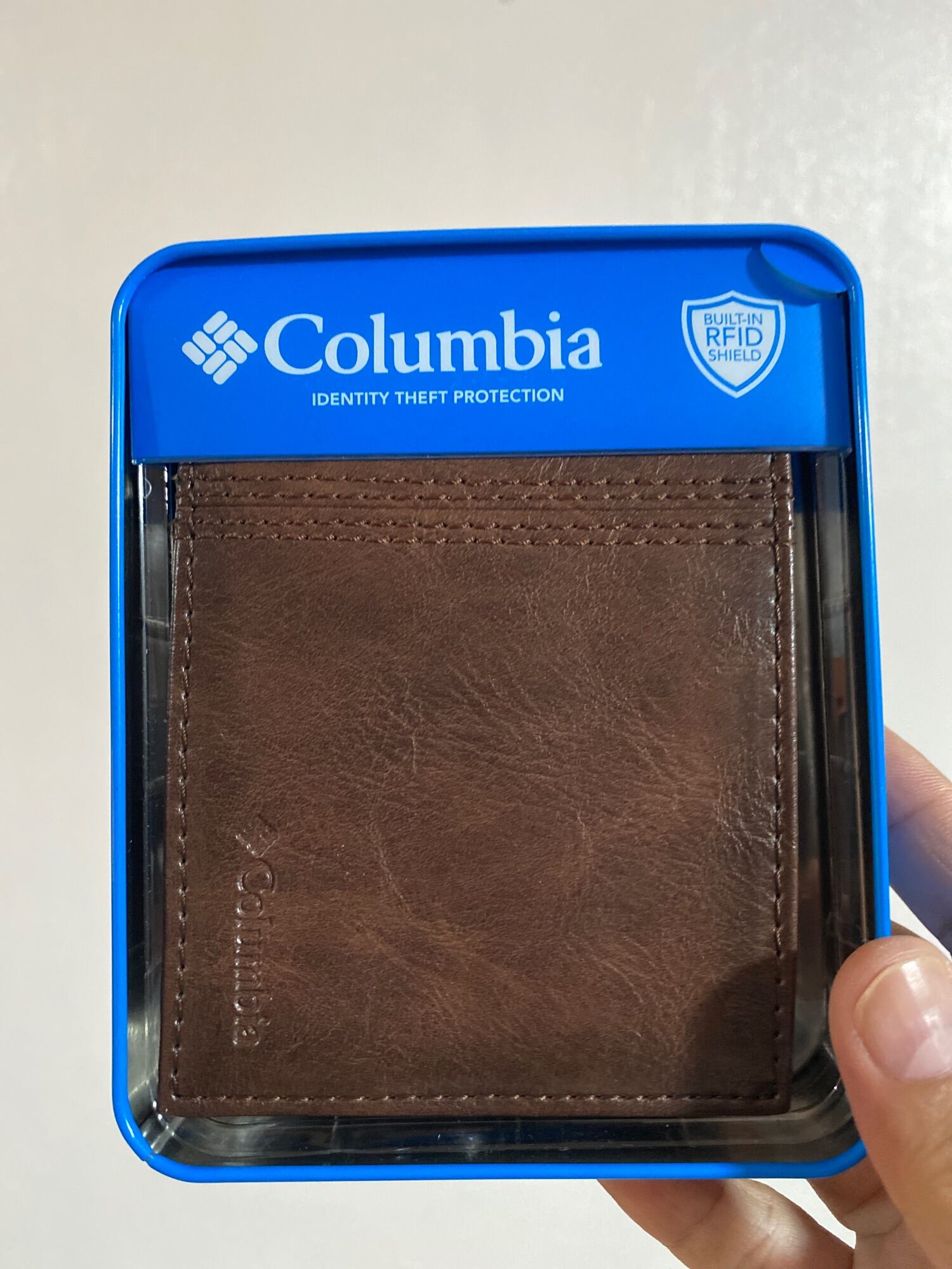 COLUMBIA WALLETS FROM USA BUILT IN RFID SHIELD THEFT PROTECTION 2 FOLD ...