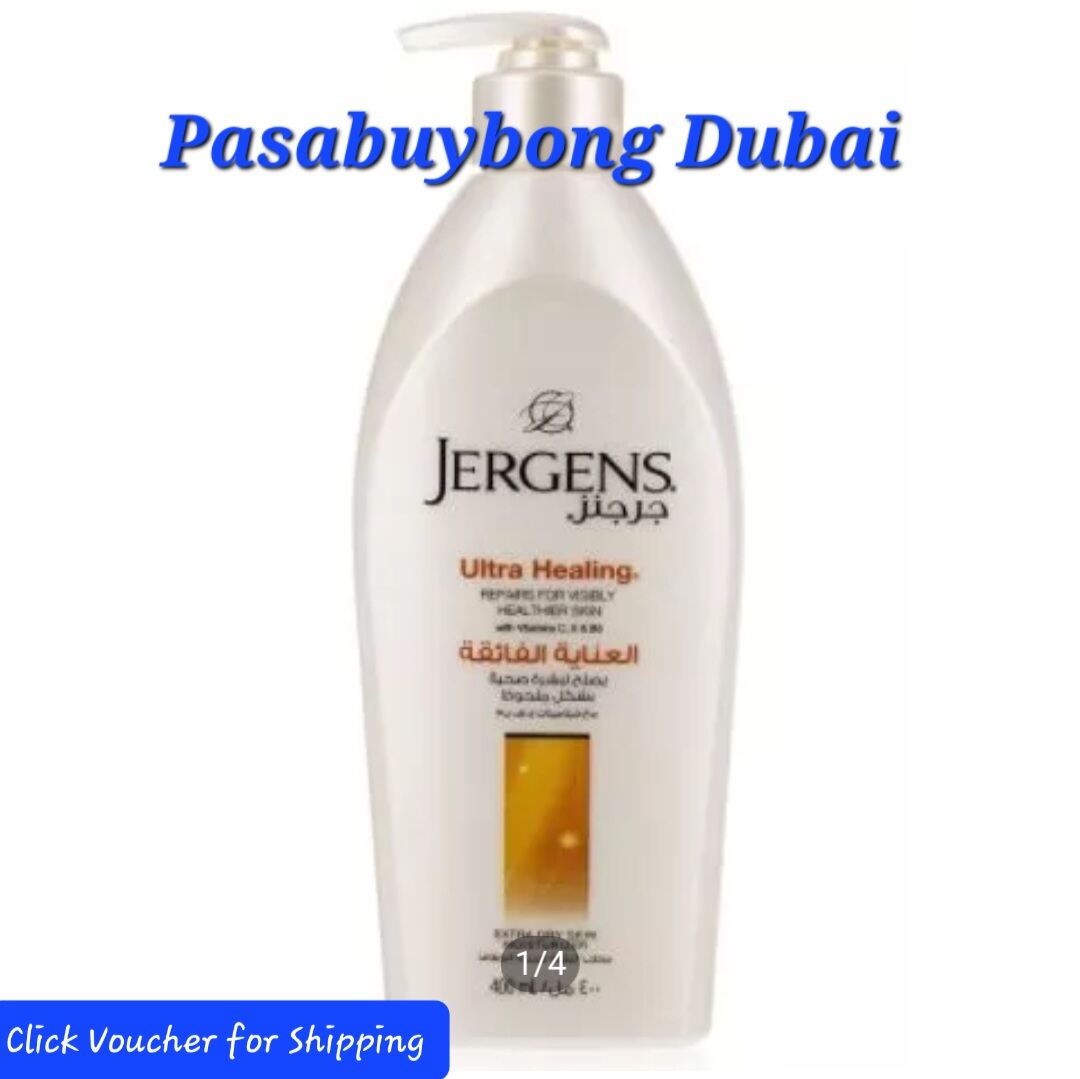 Jergens Ultra Healing Moisturizer 400ml Body Lotion Carrefour Dubai UAE
