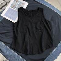 Basic Loose Bamboo Cotton Tank Top Women