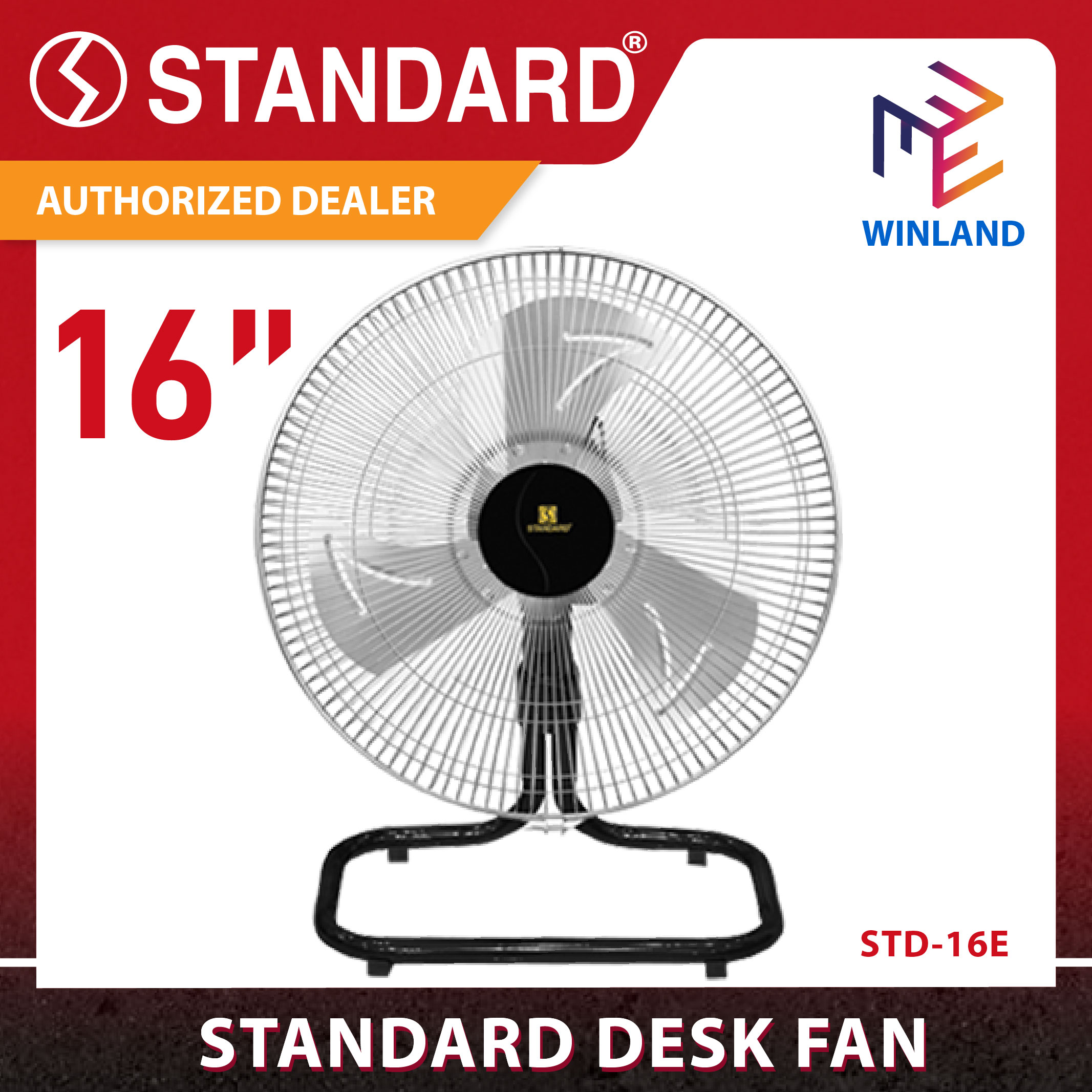 Winland Terminator Desk Fan - STD-16E