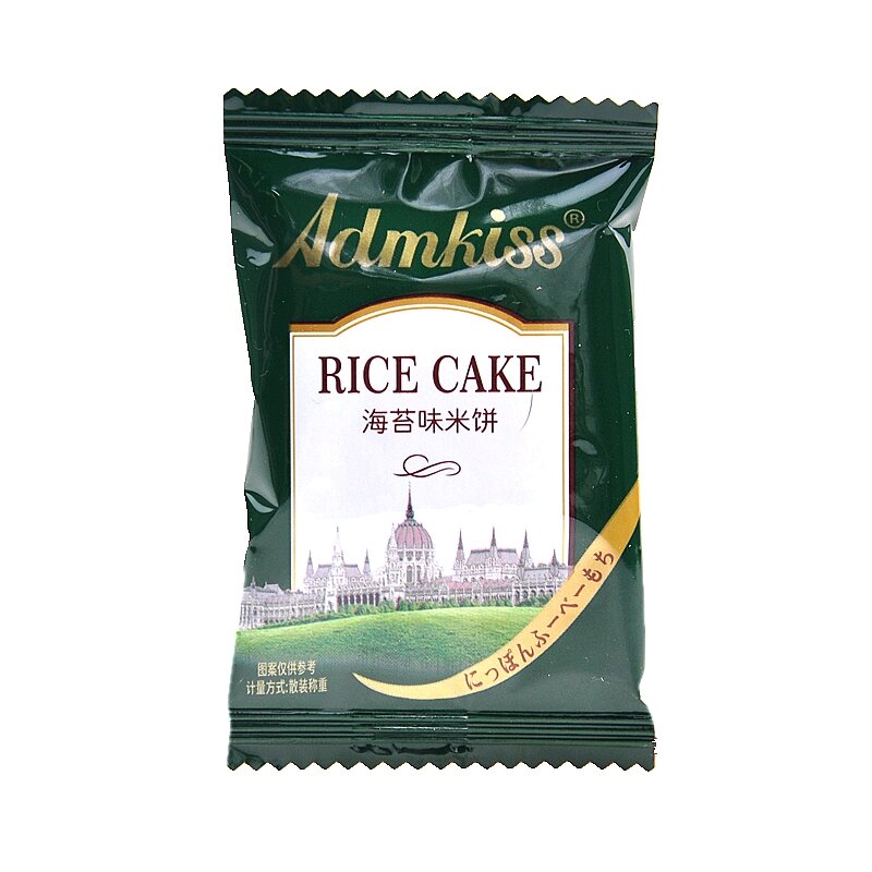 Malaysia ADM Seaweed Flavor Rice Biscuit Bulk 500G Butter Cheese Flavor