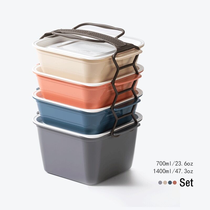 Lunch Box Food Storage Box Pinic Box Multi-layer Microwave Heating Portable