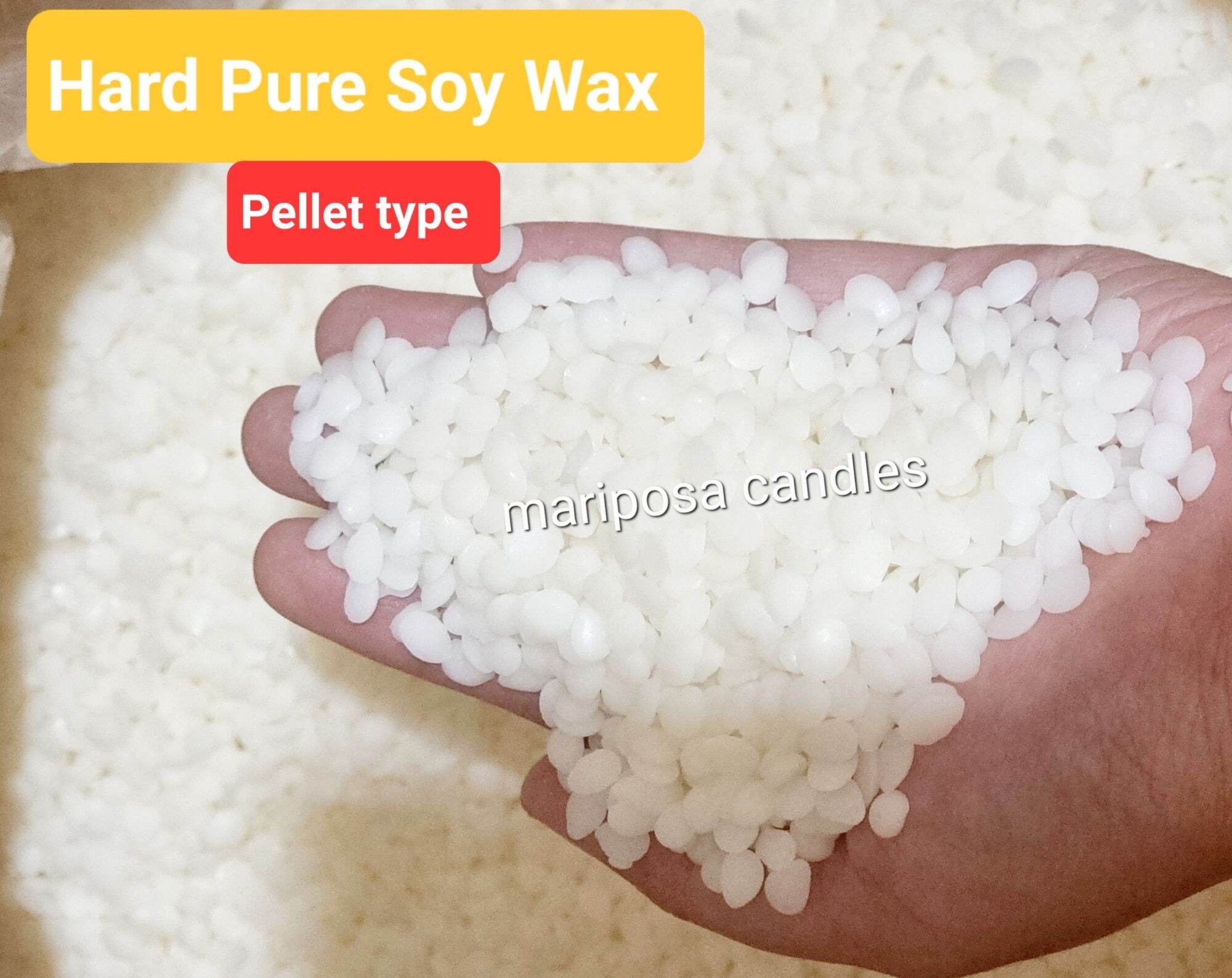 Hard Soy wax (Pellets type) Lazada PH