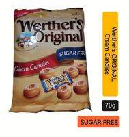INTRODUCTORY SALE! Storck WERTHERS Original SUGAR FREE Cream Candies 70g