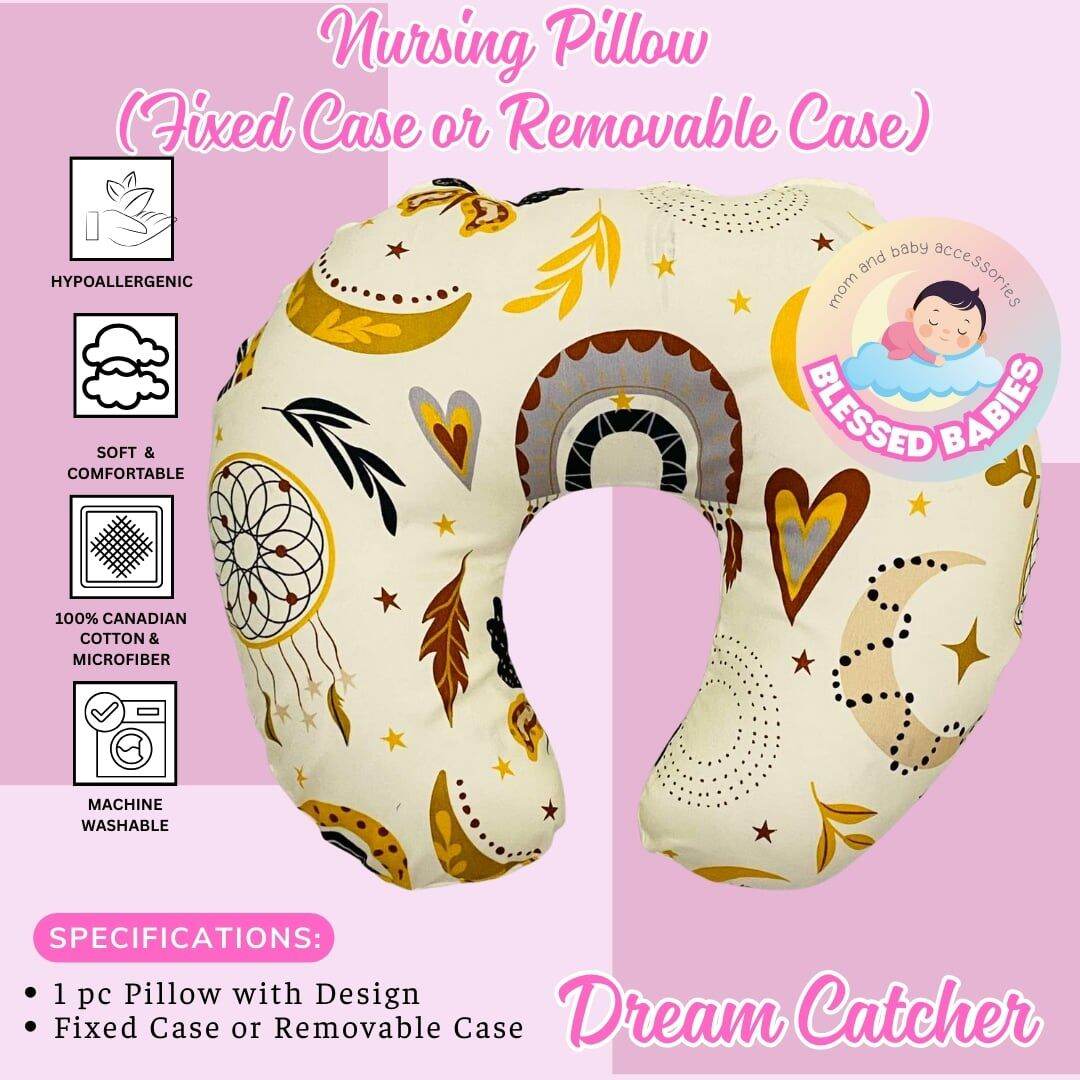 Blessed Babies Nursing Pillow High-Quality Canadian Cotton and Siksik Microfabric Filling