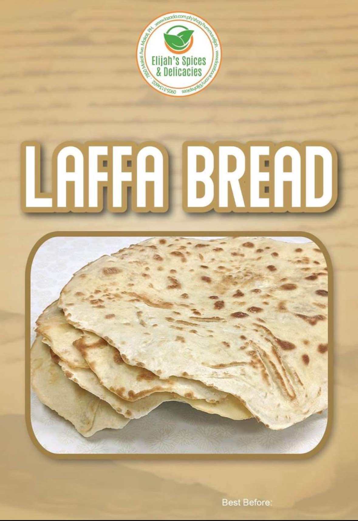 5 units of  Whole Wheat Laffa  Bread