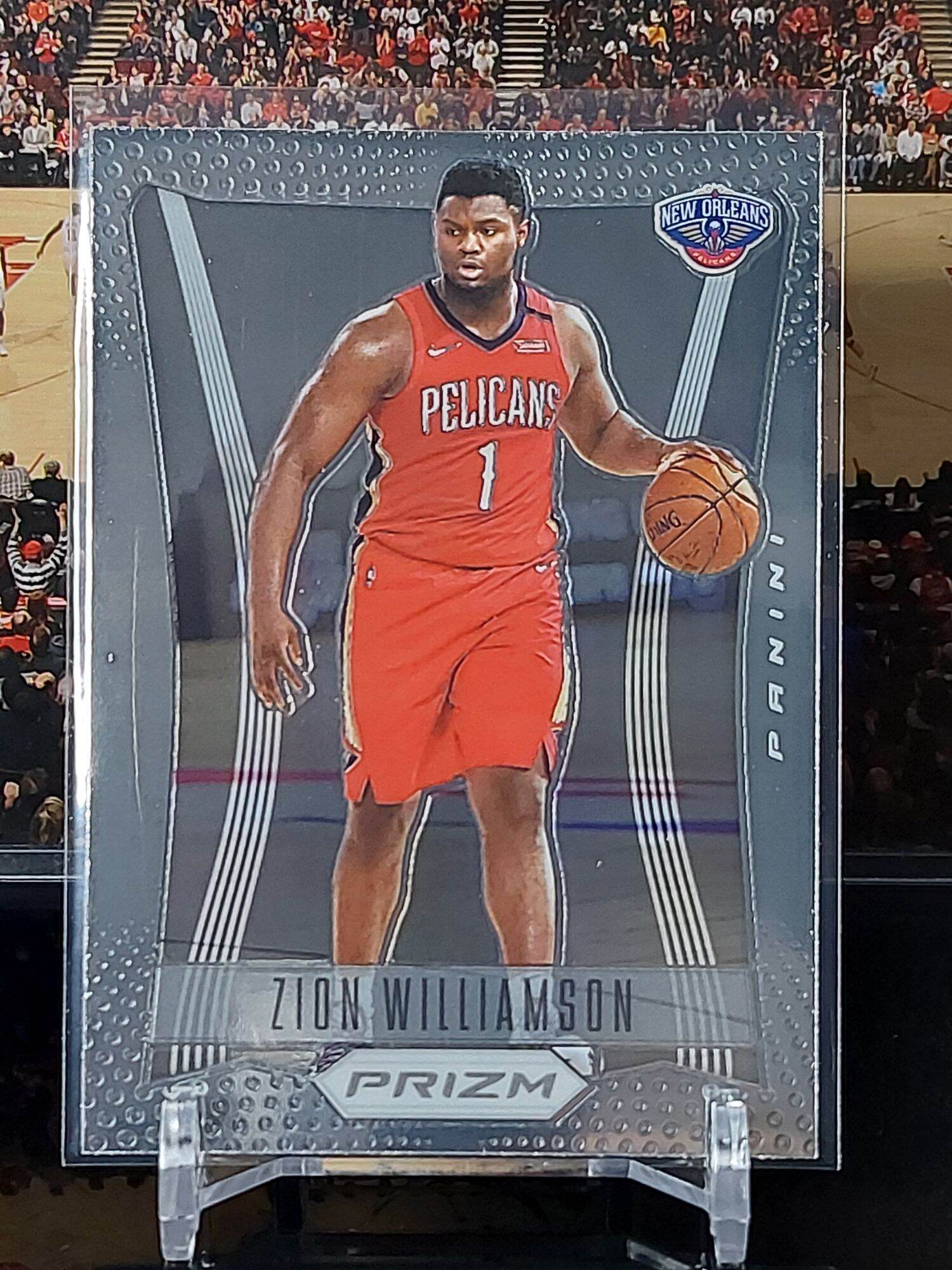 NBA card Zion Williamson 202021 Panini Prizm Flashback 8 BV60 nrmnt