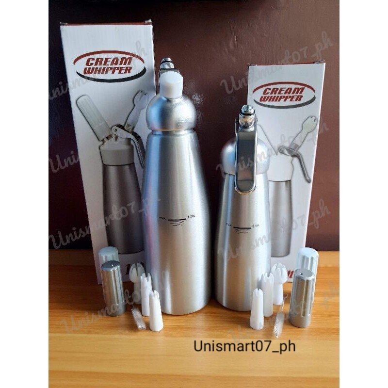 Whipped Cream Dispenser 500ml and 1000ml with charger Lazada PH