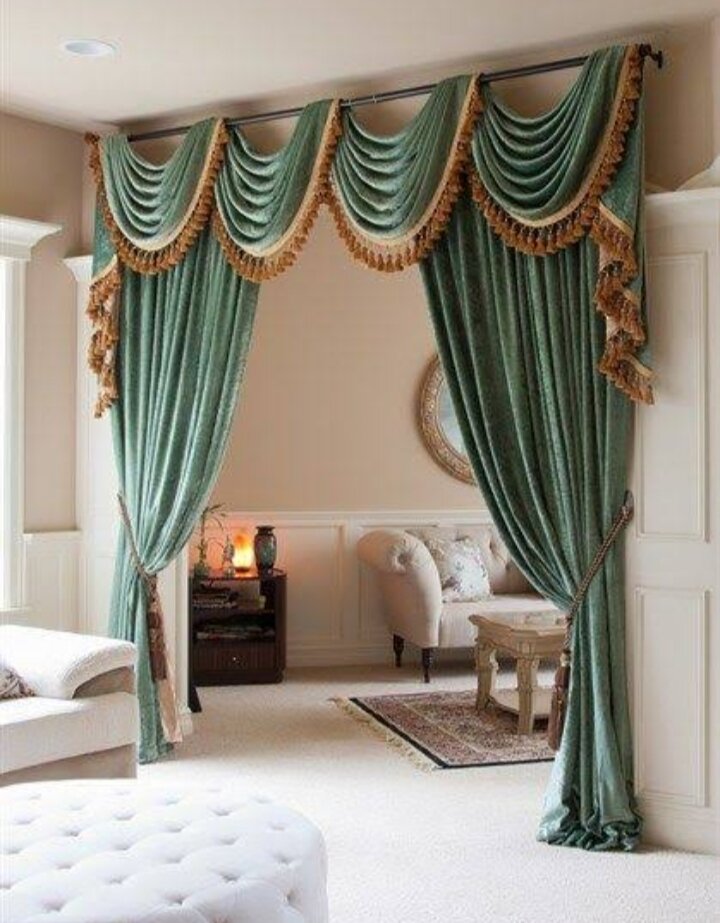 Swag Curtains For Living Room | Cabinets Matttroy