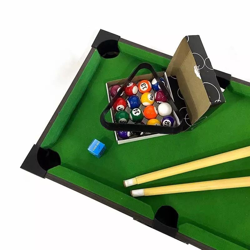 Tabletop Pool Table Desktop Billiards Sets for Children 51.5cm*31cm