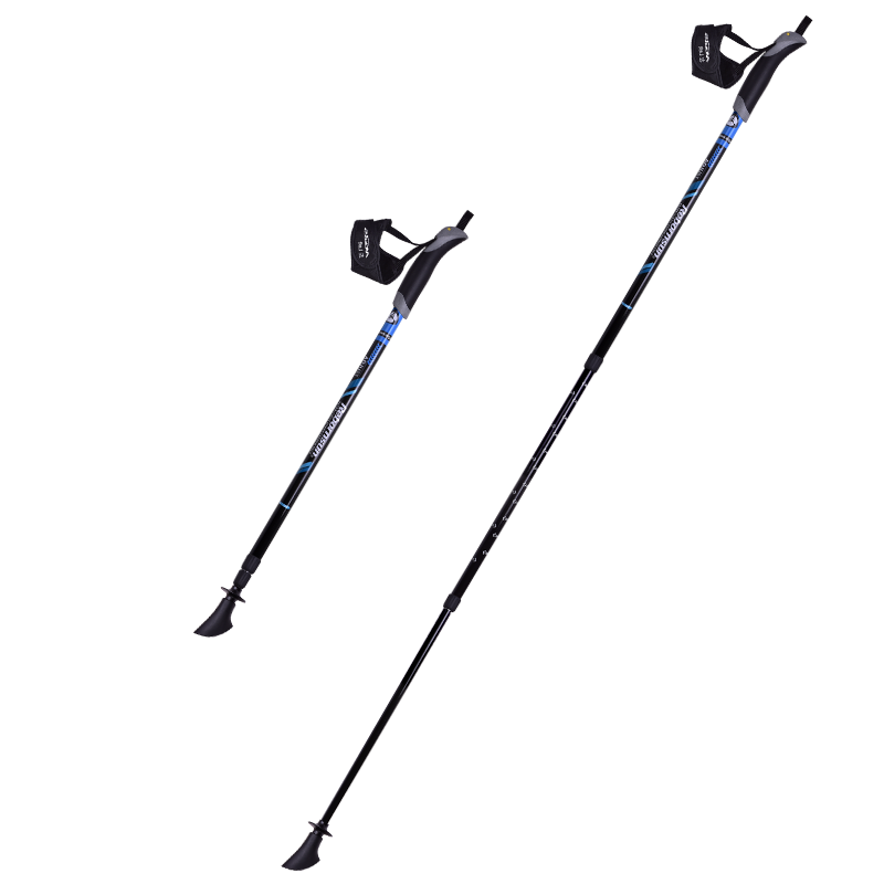 Crusoe Alpenstock ThreeSection Carbon Fiber UltraLight Telescopic Men