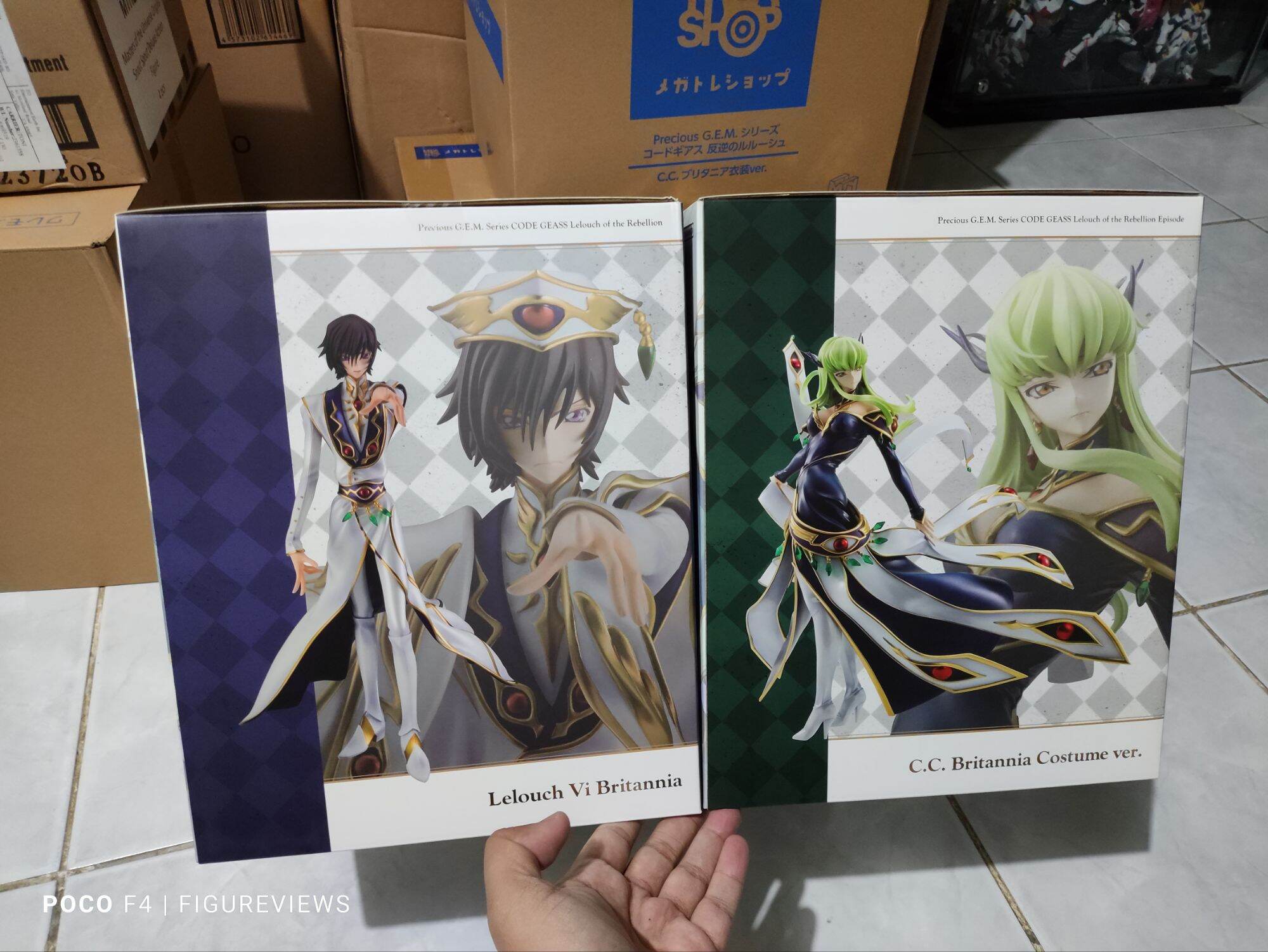 Lelouch vi Britannia & C.C. Britannian Costume Ver Code Geass Lelouch of  the Rebellion Precious GEM Series Figure Set