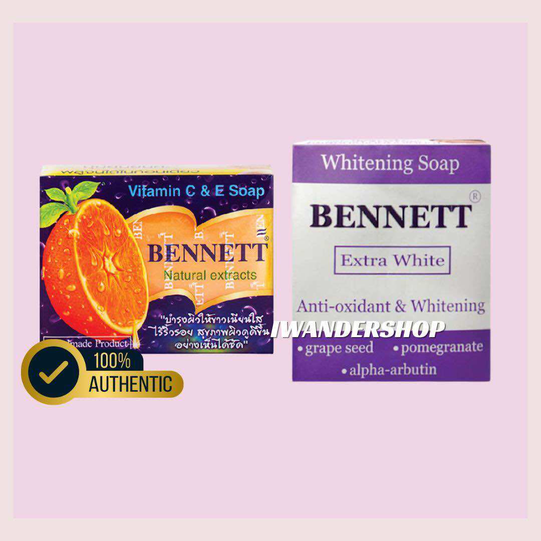 ORIGINAL BENNETT SOAP 130G FROM THAILAND (EXTRA WHITE VITAMIN C