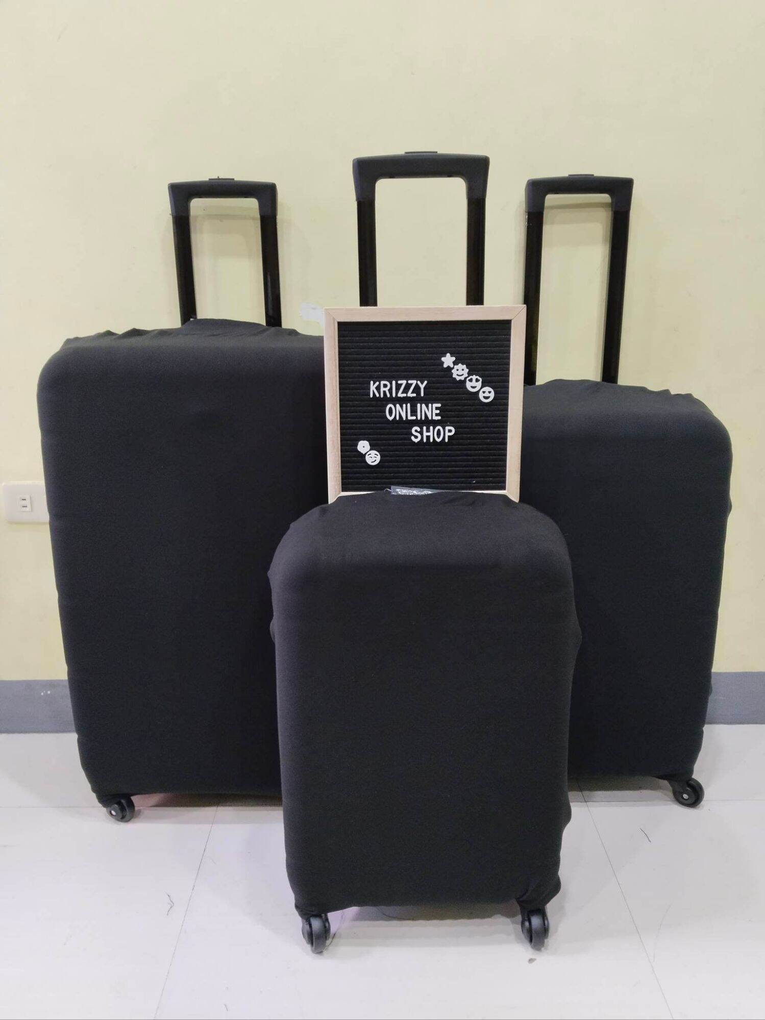 Cotton Spandex Luggage Cover Suitcase Lazada PH