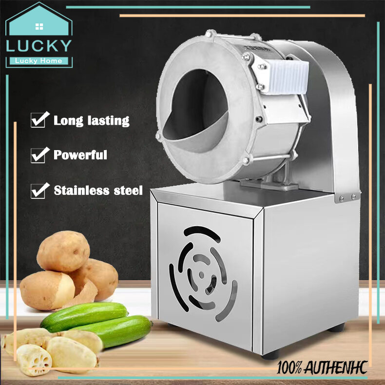 Commercial Automatic Cucumber Cutter Machine Multifunction Cutting Machine  Electric Vegetable Slicer Potato Shredder From Lynn815, $274.8