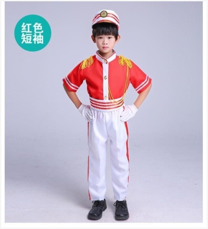 Kindergarten Primary School Student Flag Lifter Costume Performance