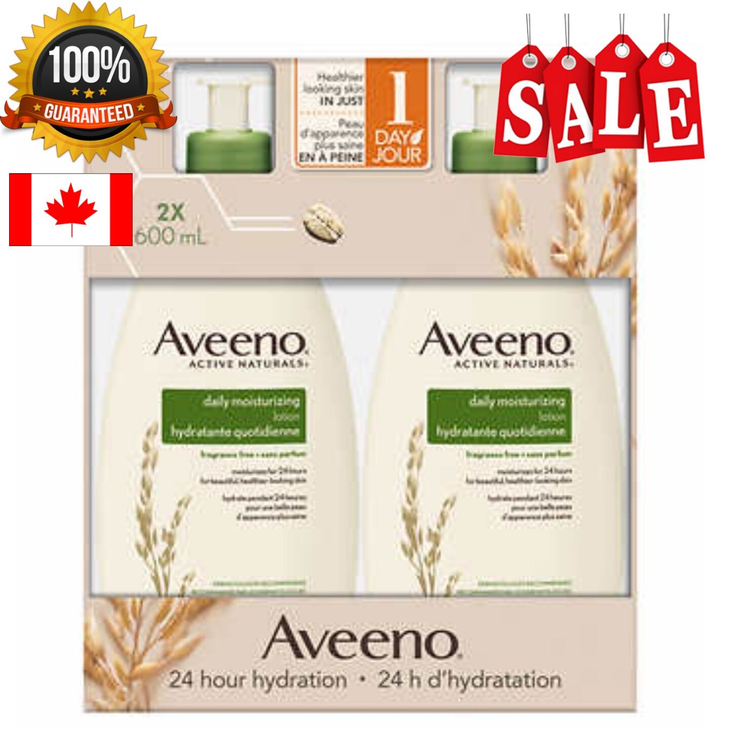 Aveeno Daily moisturizing Lotion 600ml (COSTCO CANADA) Lazada PH