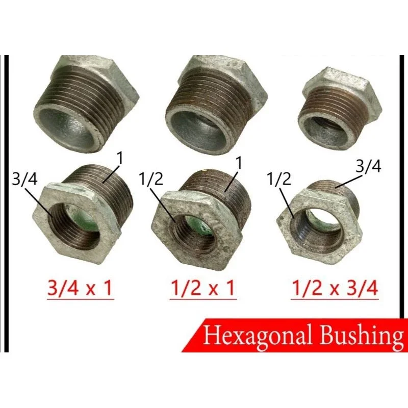 Threaded Gi Bushing per pc Gi bushing s20 & s40 gauge Heavu duty | Lazada PH