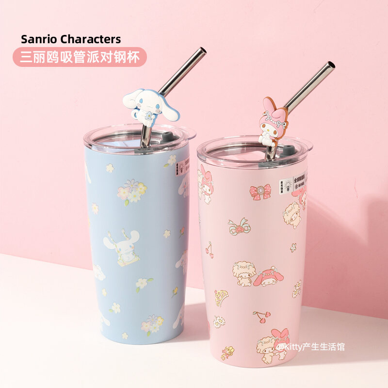 MINISO Sanrio Water Cup Tumbler Thermal Mug Mini-Portable Cup 304 Stainless  Steel – Buy Taiwan Online