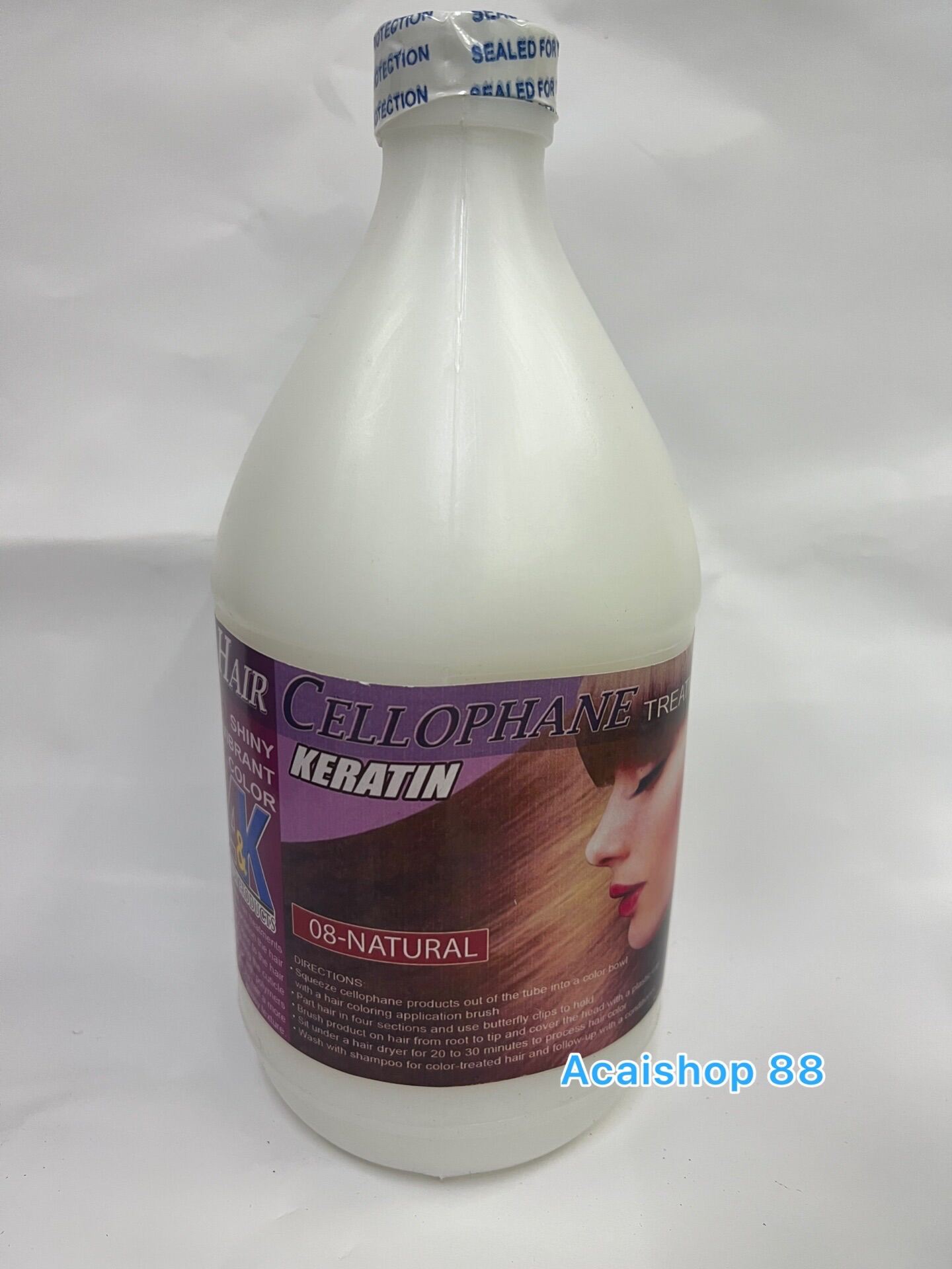 Hair cellophane treatment natural colorless 1700 ml half gallon gal cello wax cellowax Lazada PH