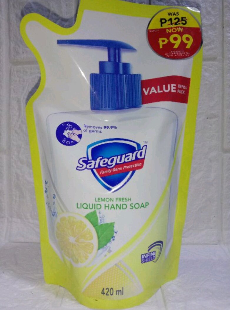 Sale 40 Off Safeguard Lemon Fresh Liquid Hand Soap 420ml For Only