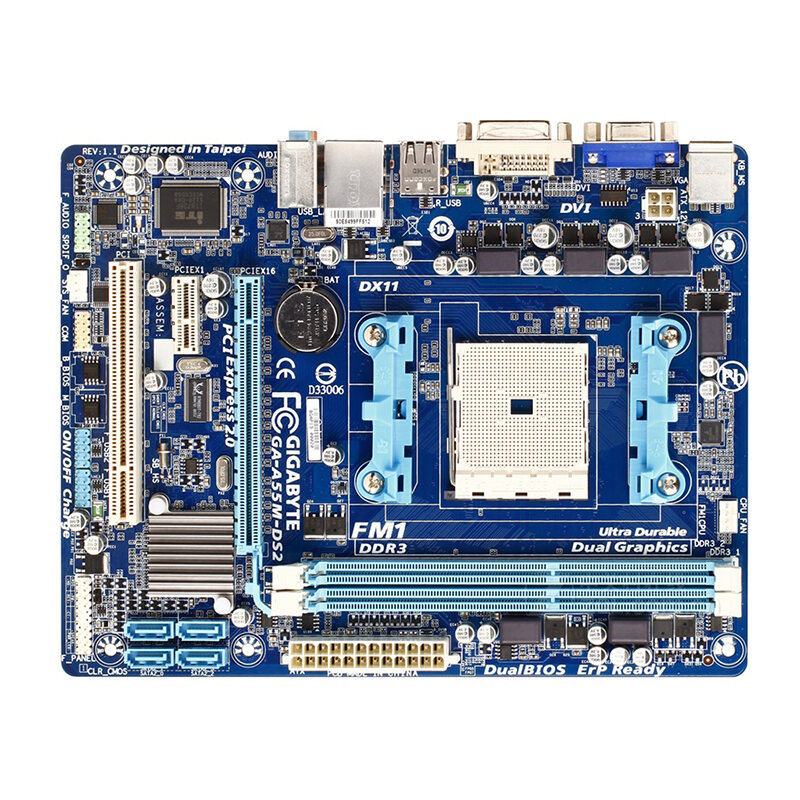 Gigabyte/Gigabyte A55MDS2 DDR3 AMD Desktop 641 A6 A4 A8 FM1