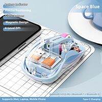 fmouse | Wireless Rechargeable Bluetooth Fashionable Transparent Small Mouse